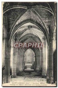 Old Postcard Saint Germer Abbey Passage of & # 39eglise abbey has the Sainte ...