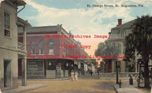 FL, Saint Augustine, Florida, St George Street, Curteich No R-49389