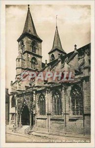 Old Postcard Chaumont Church St Jean Baptiste