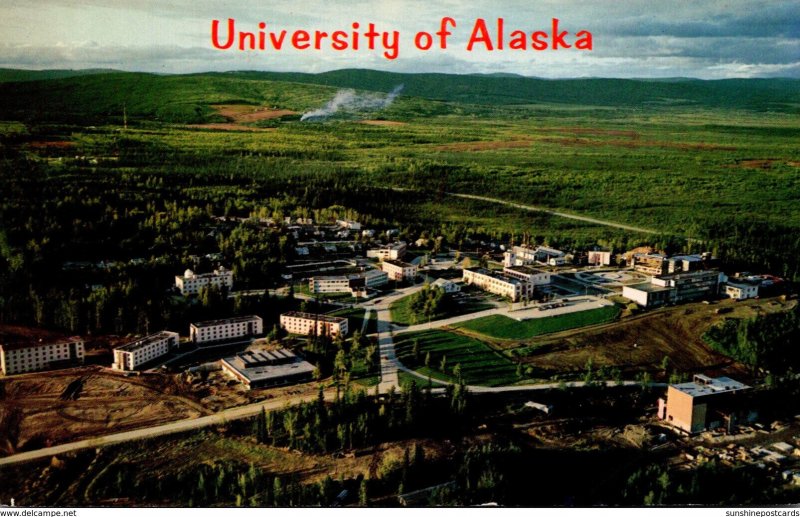 Alaska Fairbanks Aerial View University Of Alaska