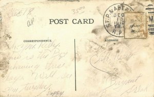 Aberdeen South Dakota 1910 Postcard First National Bank