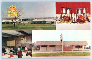 STURGIS, Michigan MI ~ Colonial Motor Inn PATTERSON'S SUPPER CLUB Motel Postcard