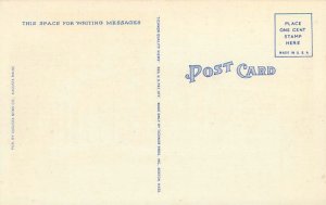 Augusta Maine YMCA Linen Postcard Unused