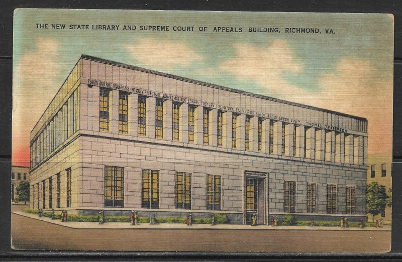 Virginia, Richmond - Library & Supreme Court Of Appeals  - [VA-294]