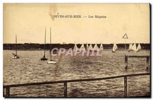 Old Postcard Dives Sur Mer Boat regattas