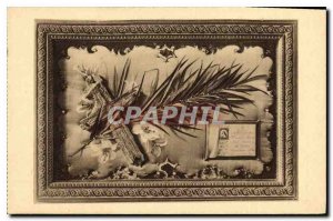 Postcard Old Palme found intact in the corcueil of St. Therese of the Child J...