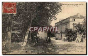 Postcard Old St Hilaire sur Garonne Avenue Bordeaux