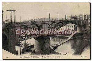 Postcard Old Military port of Brest National Ferm Bridge