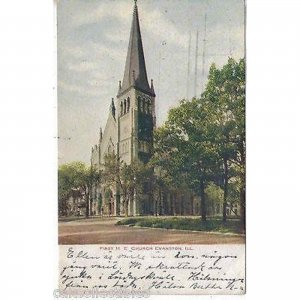 First M.E. Church-Evanston,Illinois 1908