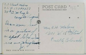 Camp Lee Virginia, Infantry Drill Basic Training Camp Postcard P15