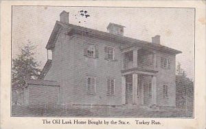 Indiana Turkey Run The Old Lusk Home Bought By The State