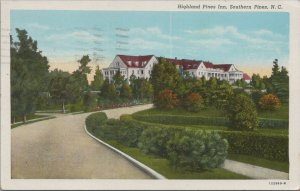 Postcard Highland Pines Inn Southern Pines NC 1950