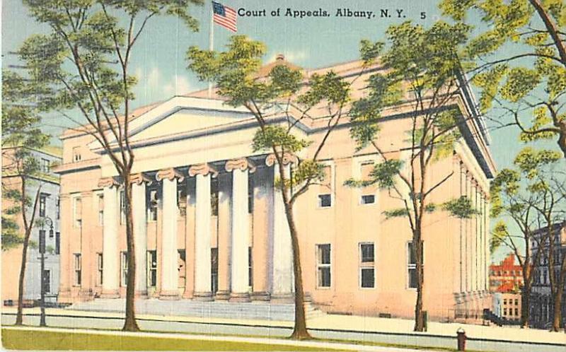 Court of Appeals, Albany, NY New York 1951 Linen