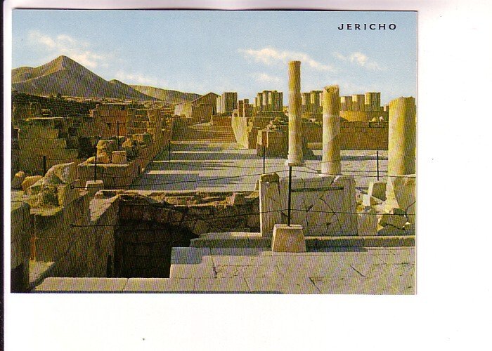 Pillars, Hisham's Palace near Jericho, West Bank, Palistine,