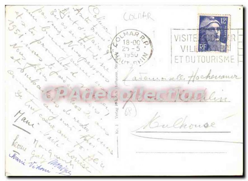 Modern Postcard Colmar schadslgasse