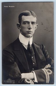 Sweden Postcard Prince Wilhelm Duke of Södermanland 1908 Unposted RPPC Photo