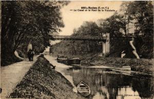 CPA REDON (I.-et-V.) - Le Canal et le Pont de la Fonderie (298149)