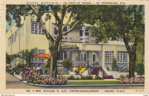 ST. PETERSBURG , Florida , 1930-40s ; Hotel Mayfair