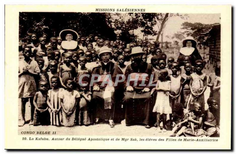 Kafubu Around the Apostolic Delegate and Mgr Sak Girls of the students of Mar...