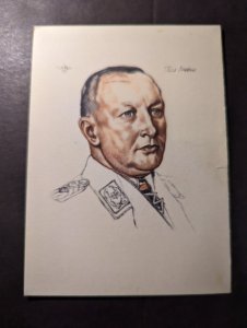 Mint Germany W Willrich Military Portrait Postcard Flight Student General