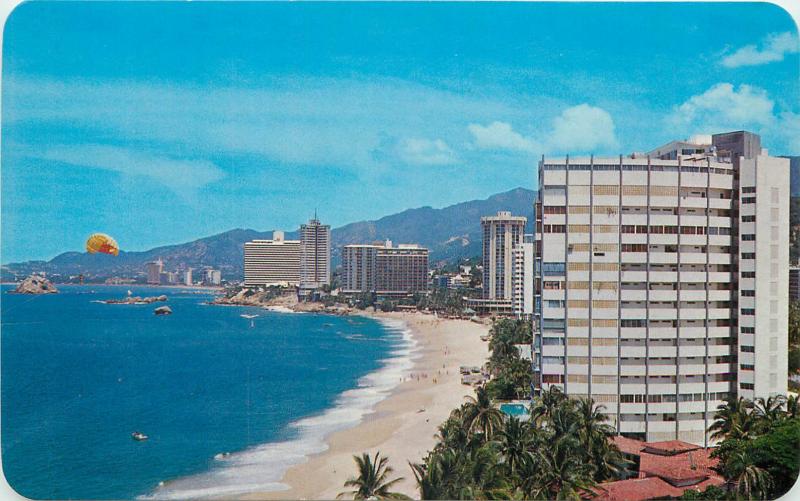 Panoramic view of part of the Bay of Acapulco Mexico