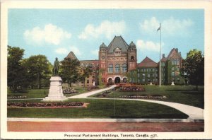 Canada Provincial Parliament Buildings Toronto Vintage Postcard 03.81