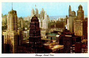 Illinois Chicago Aerial View East From The Kemper Building