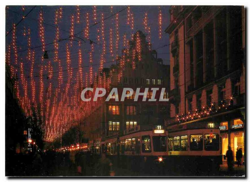 Postcard Modern Zuerich Paradeplatz