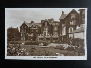 Cumbria WINDERMERE Old England Hotel c1950's RP Postcard by Harvey Barton