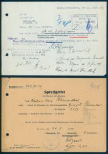 Germany 1939 Jewish Prisoner Berlin Moabit Plotzensee Prison Documents Sar 87507