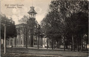 Postcard High School Grounds in Maquoketa, Iowa~132053