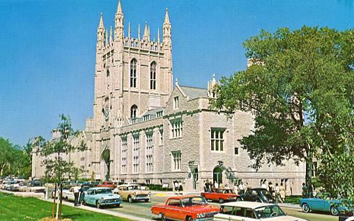 MO - Columbia, University of Missouri, Memorial Tower & Student Union Building