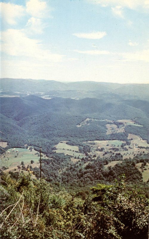 WV - Bald Knob Overlook View