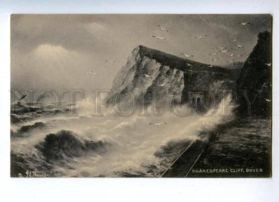 144734 UK Shakespeare Cliff DOVER Kent Vintage TUCK postcard