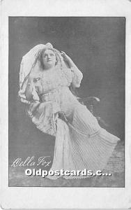 Della Fox Theater Actor / Actress Unused 