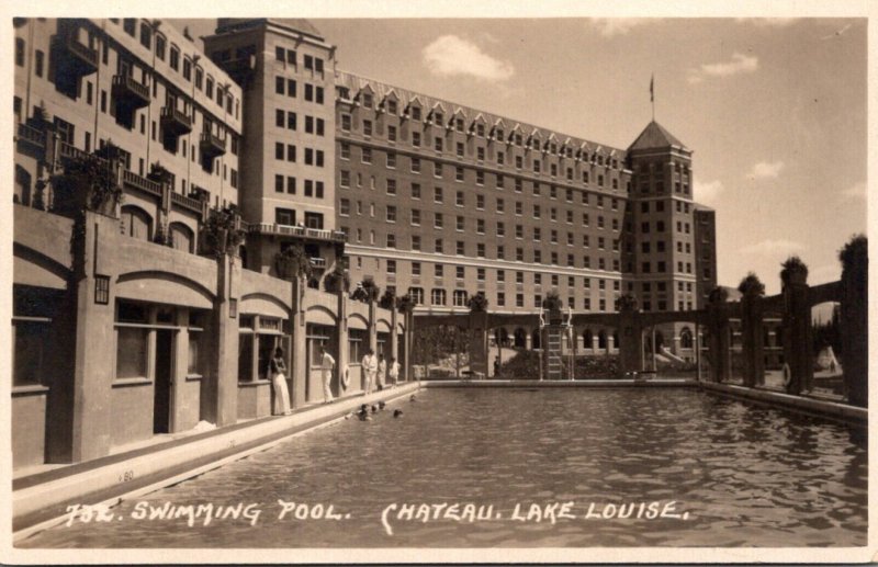 Canada Lake Louise Chateau Lake Louise Swimming Pool Real Photo