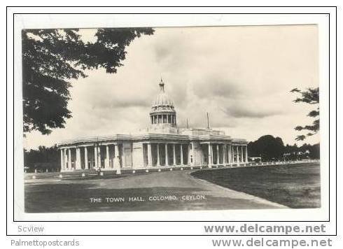 RP Colombo´s Town Hall, Ceylon, 20-50s