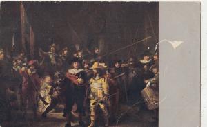 BF33746 amsterdam rembrandt van rijn die nachtwa  painting  art front/back image