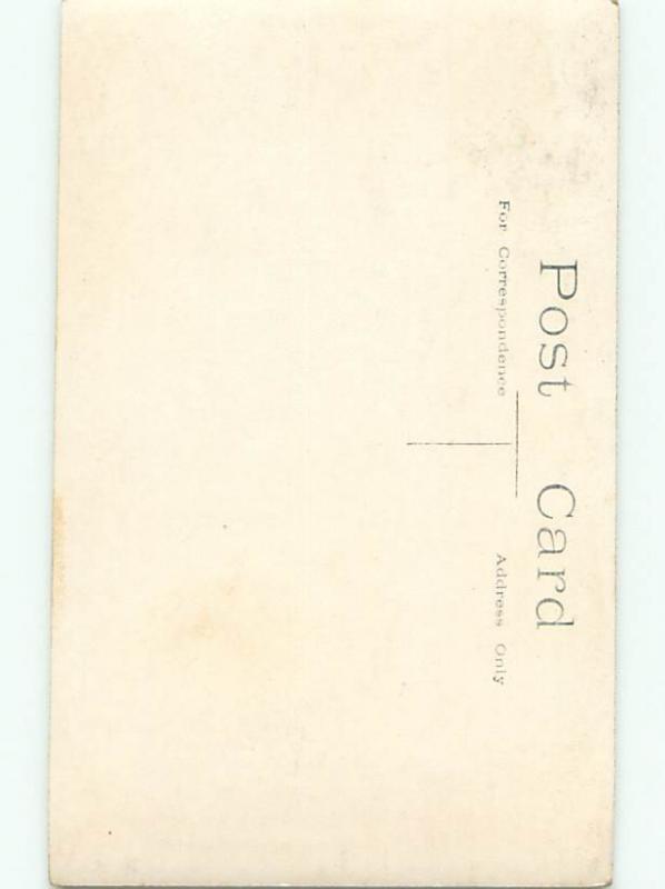 Old rppc BUILDING SCENE Architecture Postcard AB1027