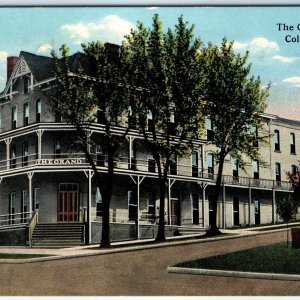 c1910s Colfax, IA The Grand Hotel Colorful Litho CT Photochrom Postcard A166