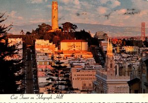 California San Francisco Coit Tower On Telegraph Hill 1973