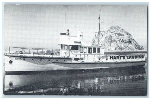 c1910 65-Foot Boat Board Missawit Hart Landing Morro Bay California CA Postcard