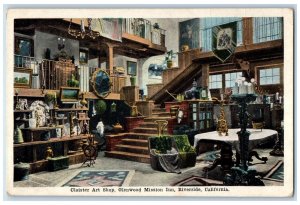 1907 Cloister Art Shop Glenwood Mission Inn Riverside California CA Postcard 