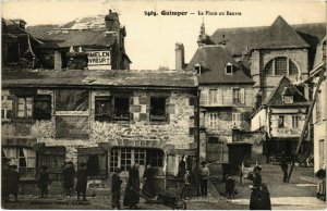 CPA Quimper- La Place au Beurre FRANCE (1026812)