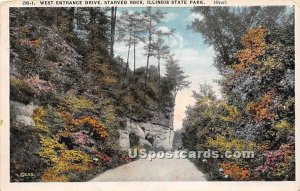 West Entrance Drive, Starved Rock - Illinois State Park , Illinois IL