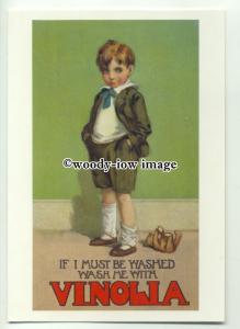 ad3475 - Vinolia Soap - Young Boy with his Teddy Bear - Modern Advert Postcard