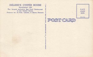 Chicago IL Lobster Grotto Restaurant Curt Teich Postcard