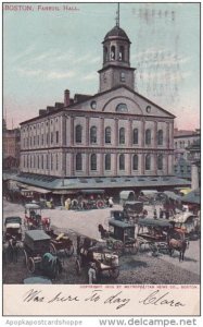 Massachusetts Boston Faneuil Hall 1907