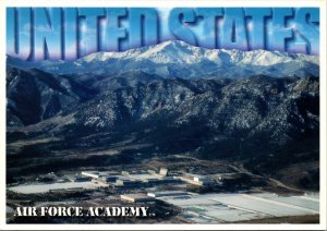 VINTAGE CONTINENTAL SIZE POSTCARD UNITED STATES AIR FORCE ACADEMY