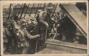 Oesel Saaremaa Estonia German Troops WWI Steamer c1915 Real Photo Postcard